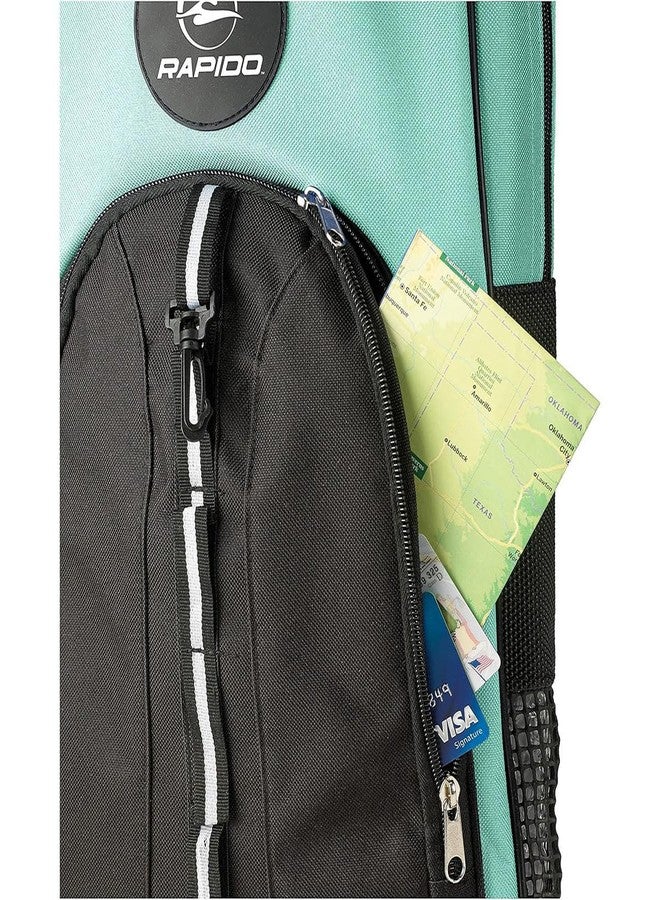 Phantom Aquatics Rapido Deluxe Mask, Fins and Snorkel Bag - Mint - Image 5